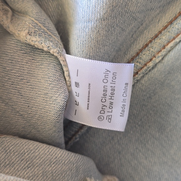 Bibisama "Hagane" Anime Inspired Streetwear Unisex Demin Jacket Size 1 - Picture 3 of 16